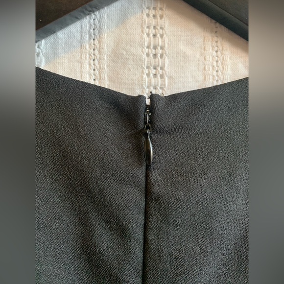 Ava & Aiden Dress. Black With Faux Leather Skirt. US 6. Excellent New Condition - Picture 6 of 7